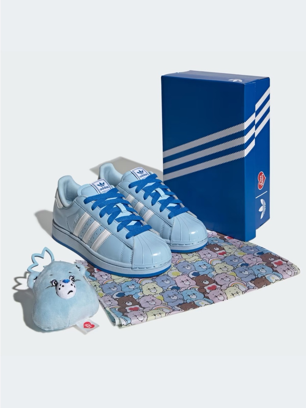 🧸 ADIDAS SUPERSTAR 2 x CARE BEARS BLUE 🩵
